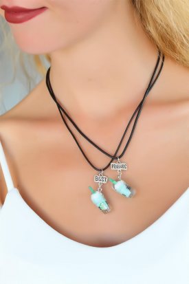 Milk Shake Tasarım Best Friends Kolye