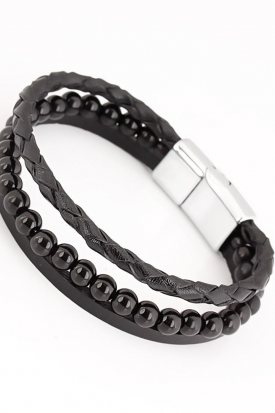 Moco Marka Hakiki Deri Erkek Bileklik