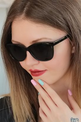 Yeşil Dikdörtgen Clariss Marka Bayan Güneş Gözlüğü