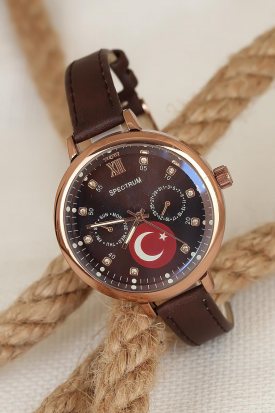 Deri Kordonlu Bayan Kol Saati