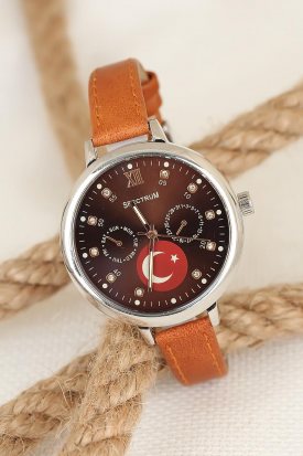 Deri Kordonlu Bayan Kol Saati