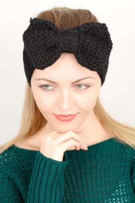 Fiyonk Tasarımlı Örgü Bayan Saç Bandı