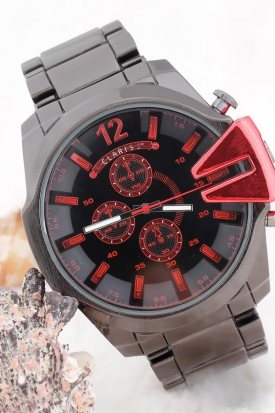 Clariss Füme Metal Erkek Kol Saati